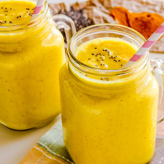 Batido de Plátano, Cúrcuma y Pimienta Negra