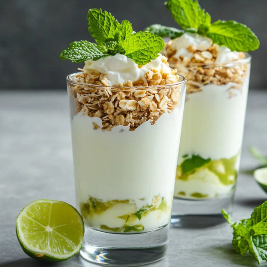 Mousse de Yogur Griego con Jengibre y Lima