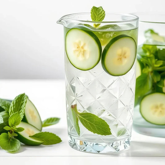 agua pepino y menta