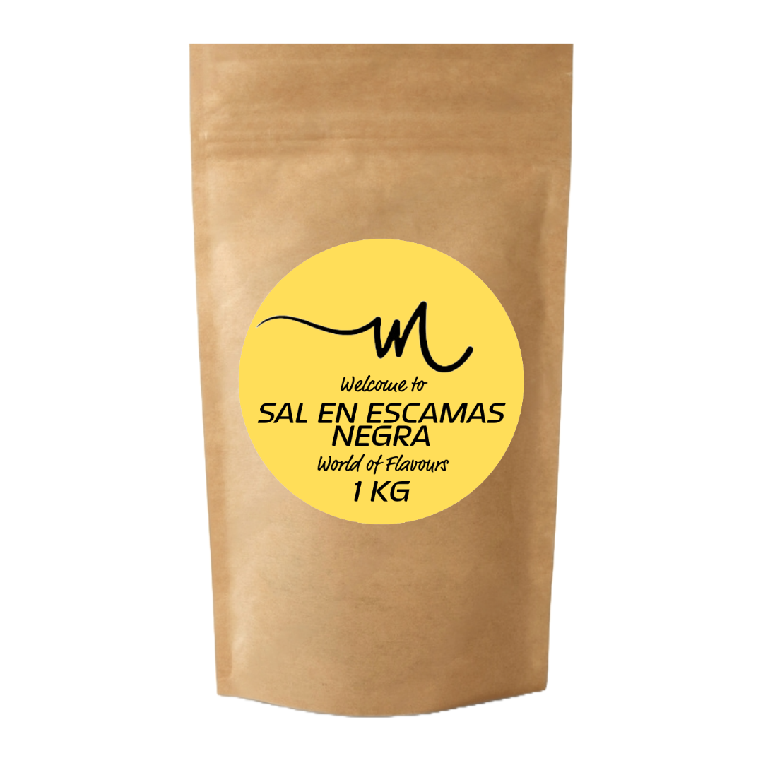 sal en escamas negra