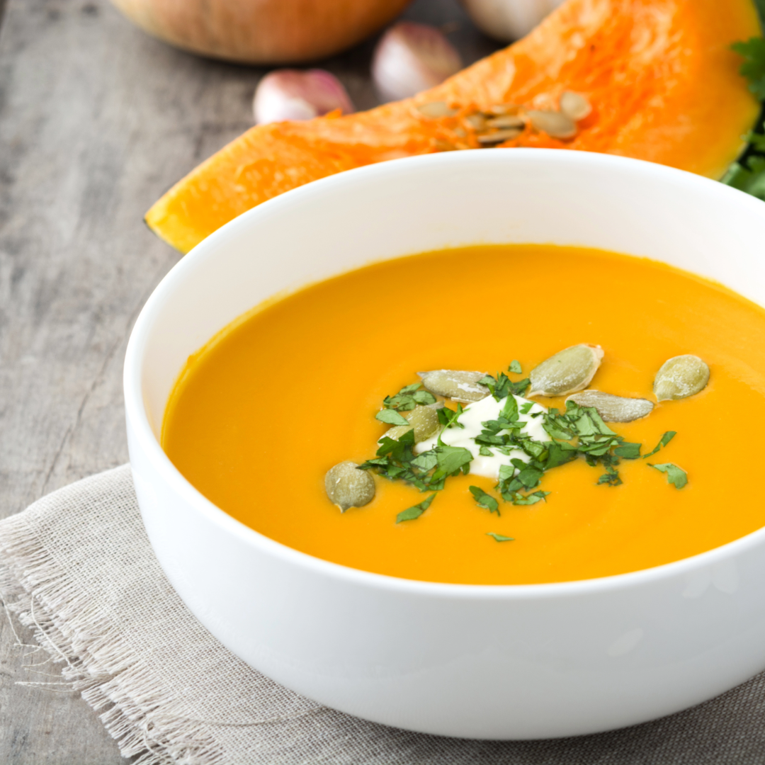 CREMA DE CALABAZA Y JENGIBRE