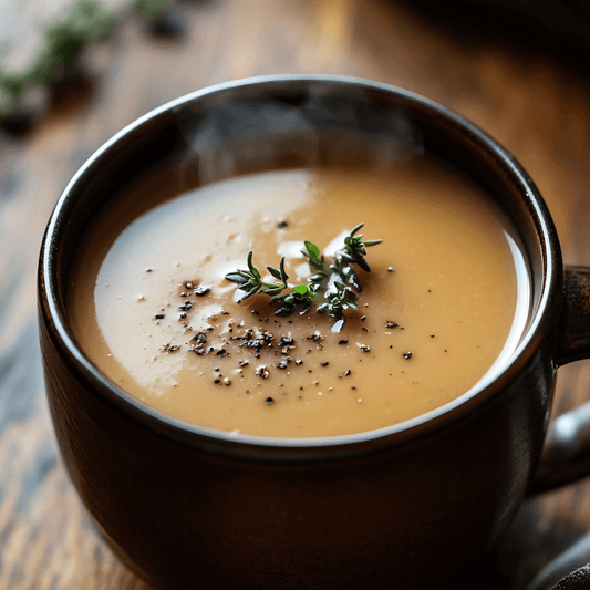 Sopa de Tomillo y Pimienta Negra